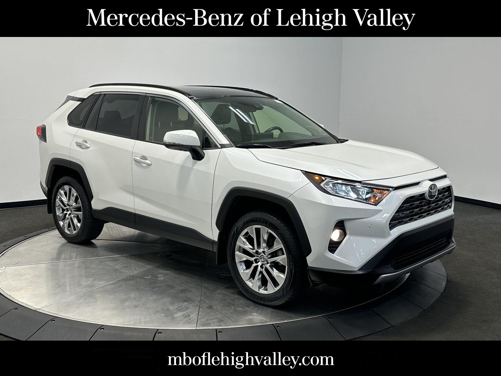 White (Blizzard Pearl) 2020 Toyota RAV4 Limited AWD SUV / Crossover All-Wheel Drive Automatic