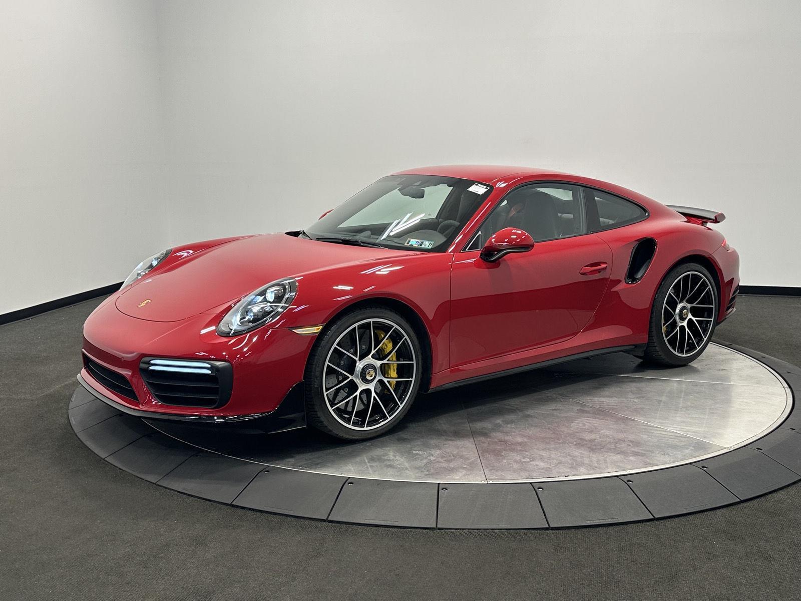 Carmine Red 2019 Porsche 911 Turbo Coupe AWD Coupe All-Wheel Drive Automatic