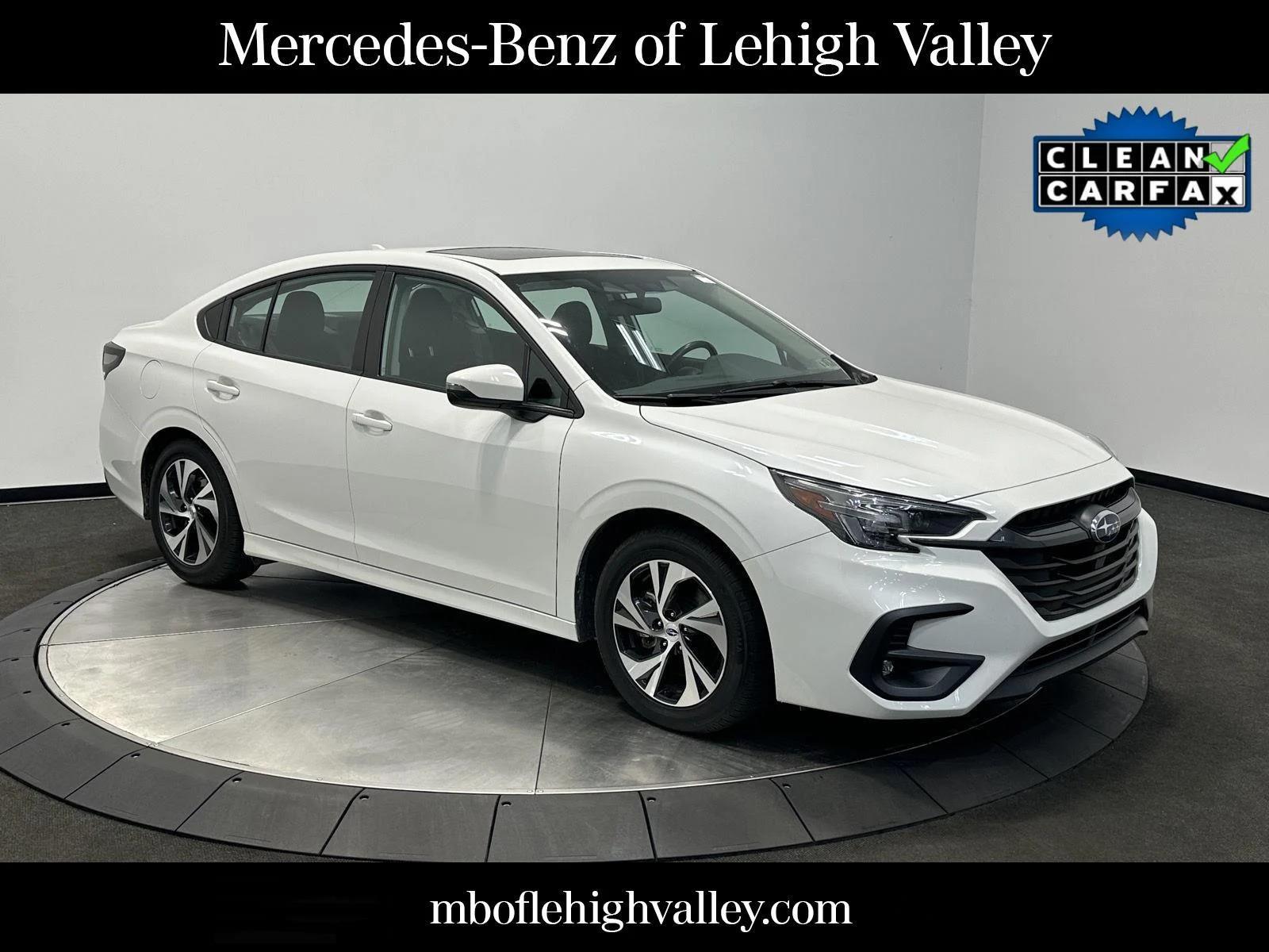 Crystal White Pearl 2023 Subaru Legacy Sedan All-Wheel Drive Continuously Variable Transmission