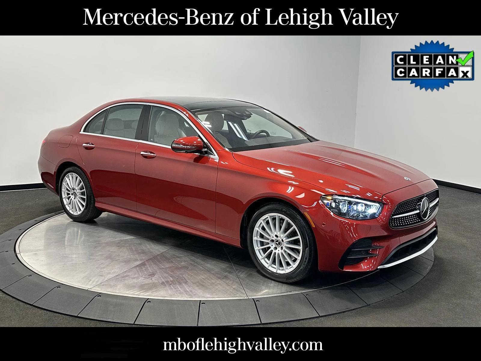 MANUFAKTUR Cardinal Red 2023 Mercedes-Benz E-Class E 350 4MATIC Sedan All-Wheel Drive Automatic