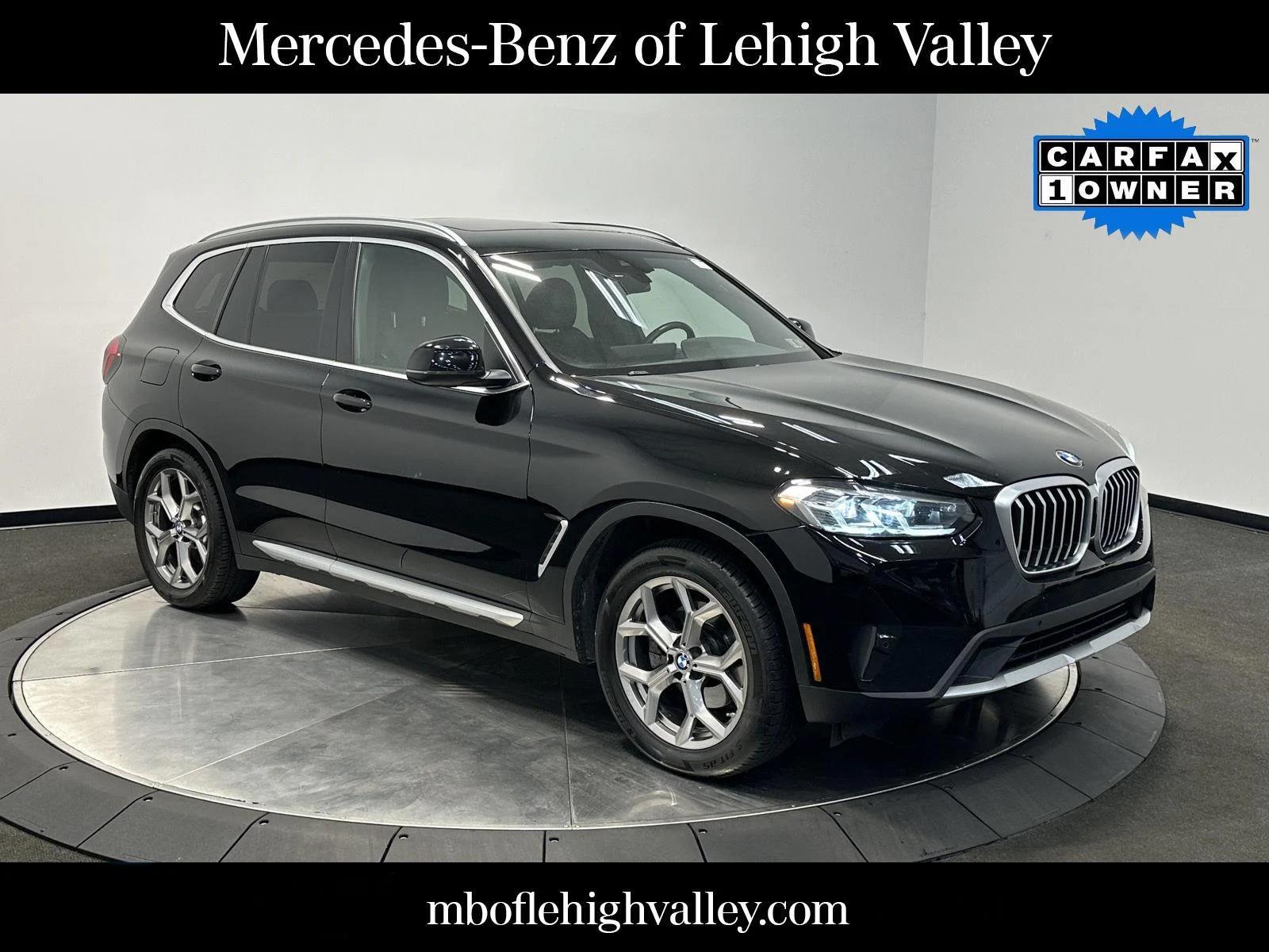 Jet Black 2022 BMW X3 SUV / Crossover All-Wheel Drive Automatic