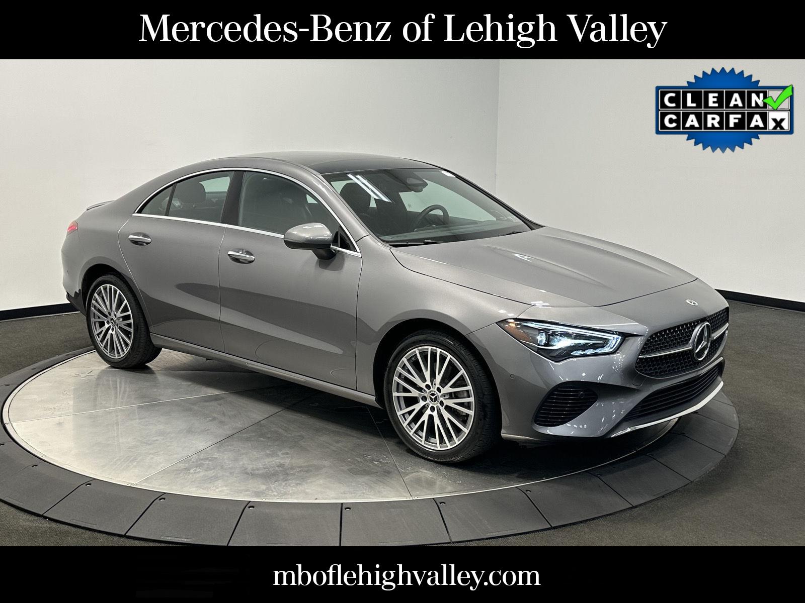 Gray (Mountain Grey Metallic) 2025 Mercedes-Benz CLA Coupe All-Wheel Drive Automatic