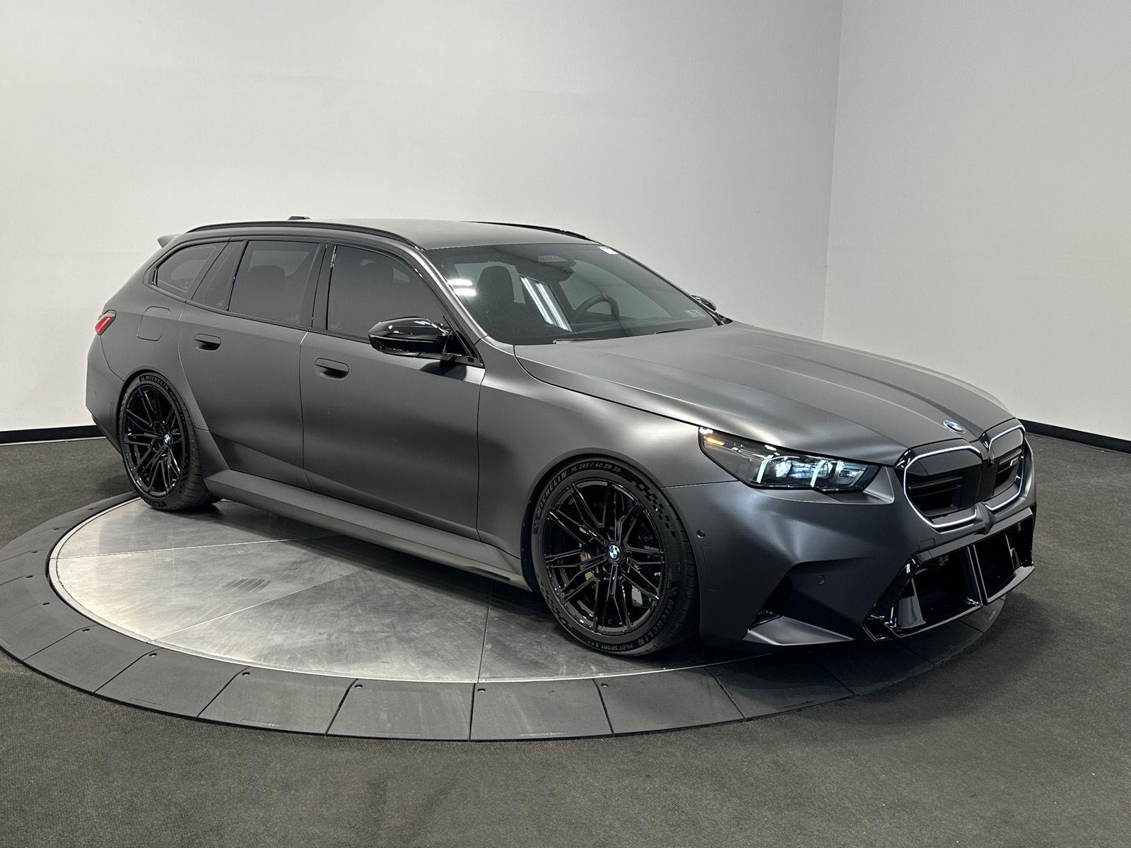 Gray (Frozen Deep Grey Metallic) 2025 BMW M5 Wagon All-Wheel Drive Automatic