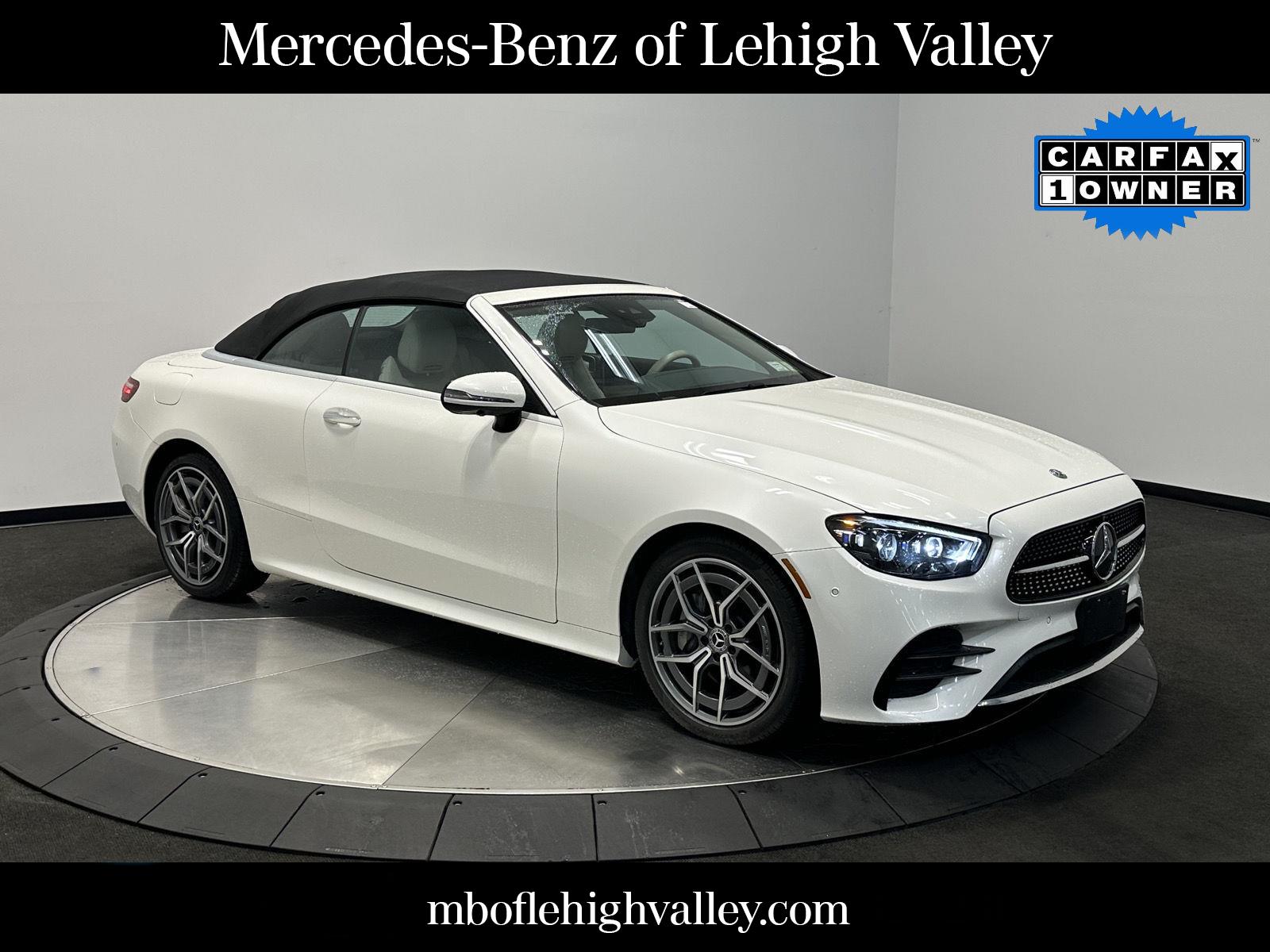 designo Diamond White Metallic 2021 Mercedes-Benz E-Class Convertible All-Wheel Drive Automatic