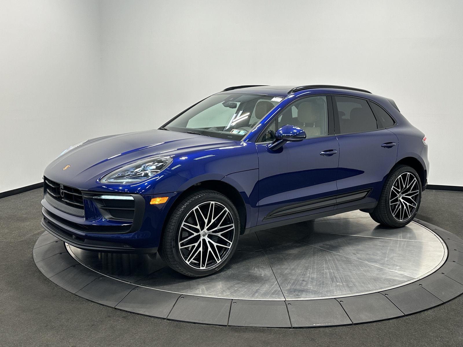 Gentian Blue Metallic 2026 Porsche Macan SUV / Crossover All-Wheel Drive Automatic