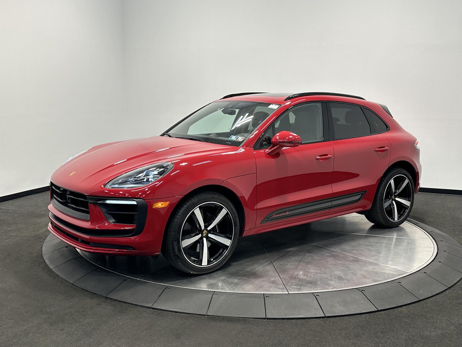 Carmine Red 2024 Porsche Macan SUV / Crossover All-Wheel Drive Automatic