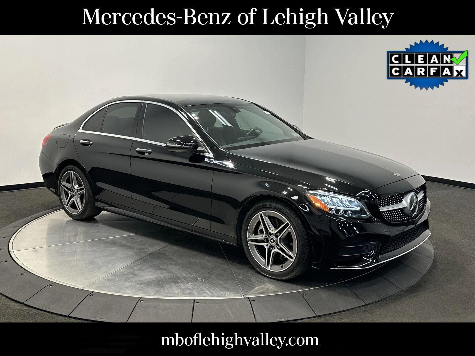 Black 2021 Mercedes-Benz C-Class Sedan All-Wheel Drive Automatic