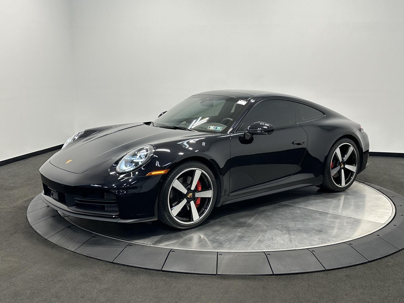 Jet Black Metallic 2025 Porsche 911 Coupe Rear-Wheel Drive Automatic