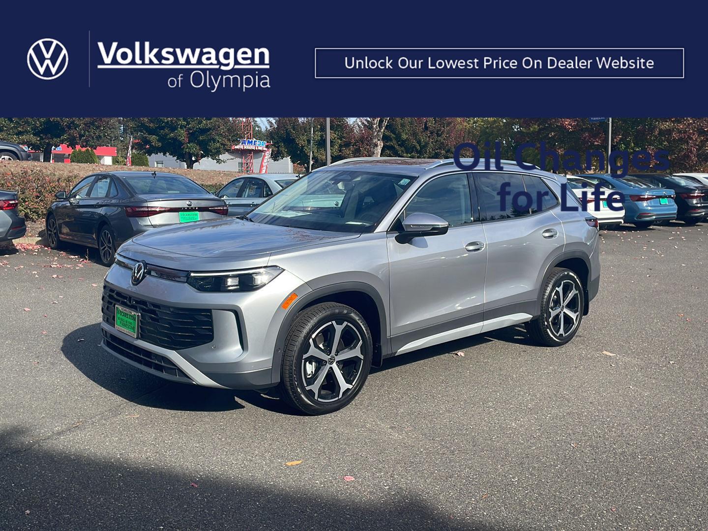 Pyrite Silver Metallic 2026 Volkswagen Tiguan SUV / Crossover All-Wheel Drive Automatic
