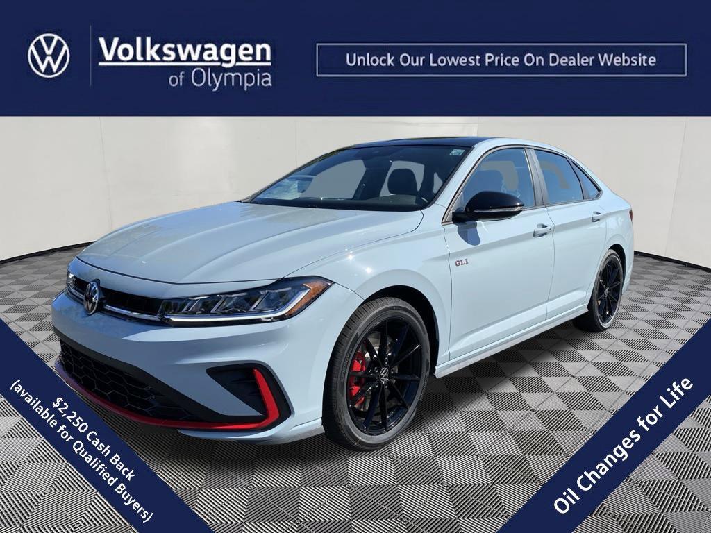 Monument Gray w/Deep Black Roof 2026 Volkswagen Jetta GLI Sedan Front-Wheel Drive Manual