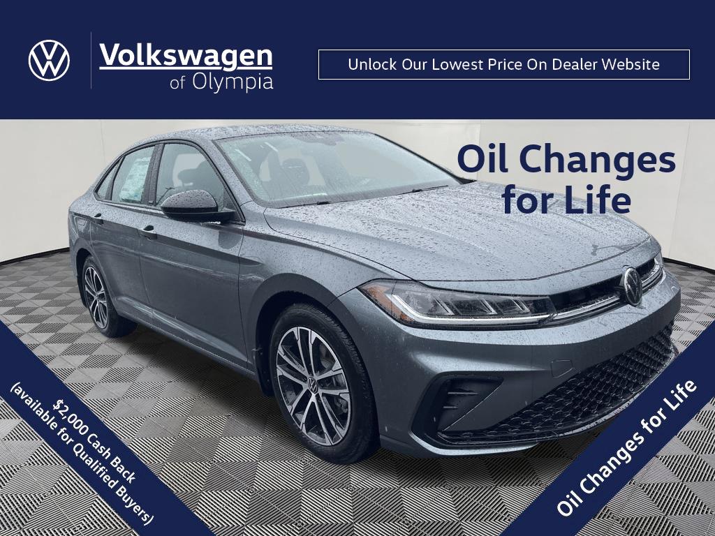 Platinum Gray Metallic 2026 Volkswagen Jetta Sedan Front-Wheel Drive Automatic