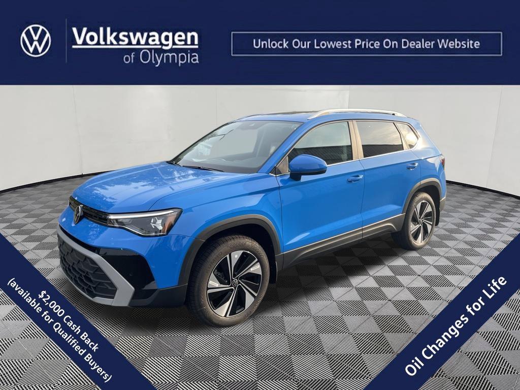 Cornflower Blue 2026 Volkswagen Taos SUV / Crossover All-Wheel Drive Automatic