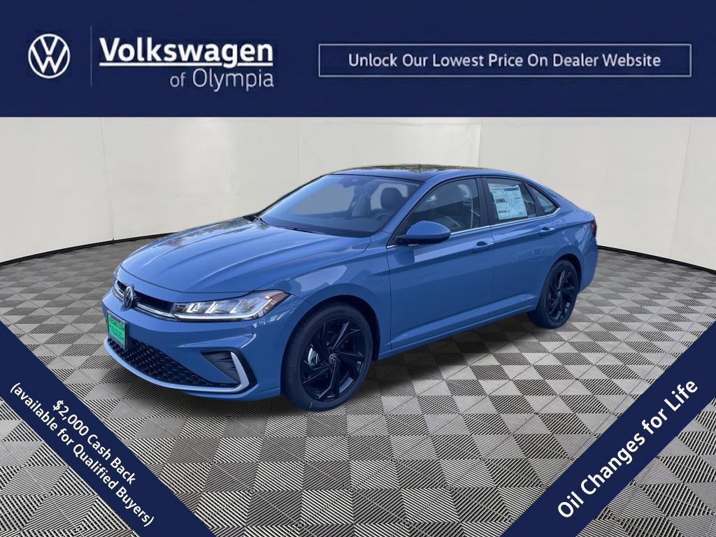 Monterey Blue Pearl 2026 Volkswagen Jetta Sedan Front-Wheel Drive Automatic