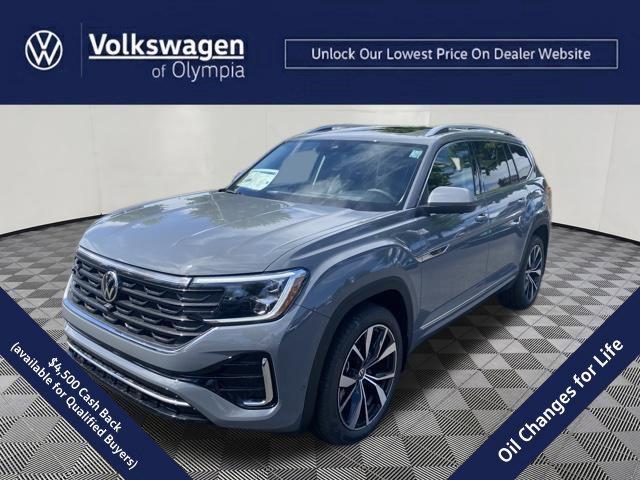 Pure Gray 2026 Volkswagen Atlas SUV / Crossover All-Wheel Drive Automatic