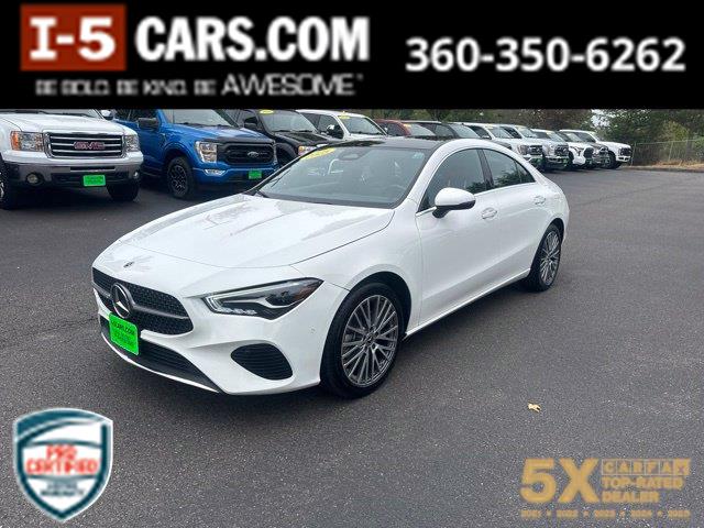 Polar White 2025 Mercedes-Benz CLA Coupe All-Wheel Drive 8-Speed Dual Clutch