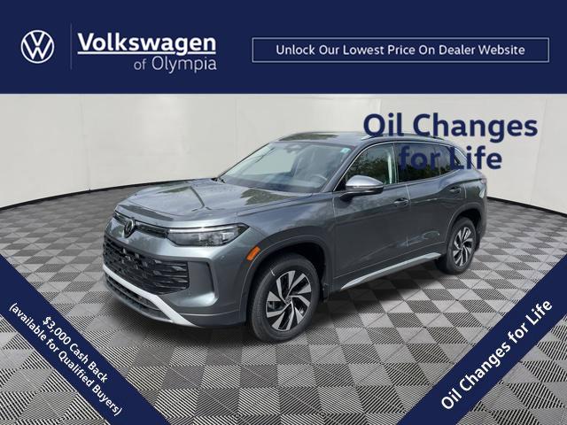 Platinum Gray Metallic 2026 Volkswagen Tiguan SUV / Crossover All-Wheel Drive Automatic