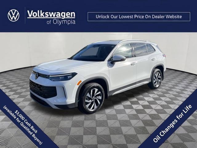 Pure White 2026 Volkswagen Tiguan SUV / Crossover All-Wheel Drive Automatic