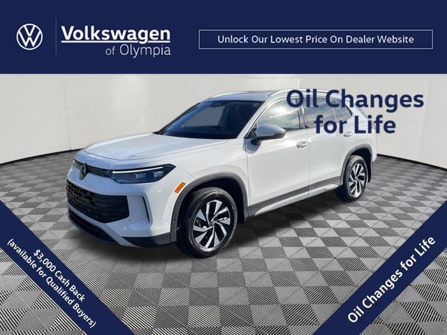 Pure White 2026 Volkswagen Tiguan SUV / Crossover All-Wheel Drive Automatic