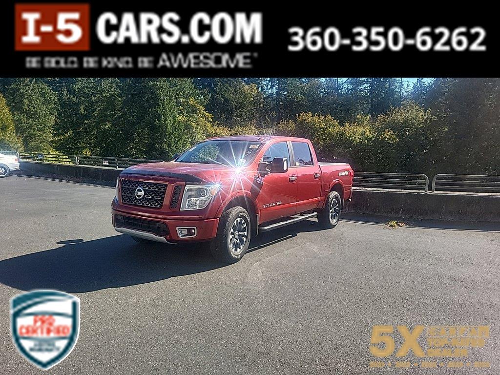  2018 Nissan Titan Pickup Truck Four-Wheel Drive Automatic