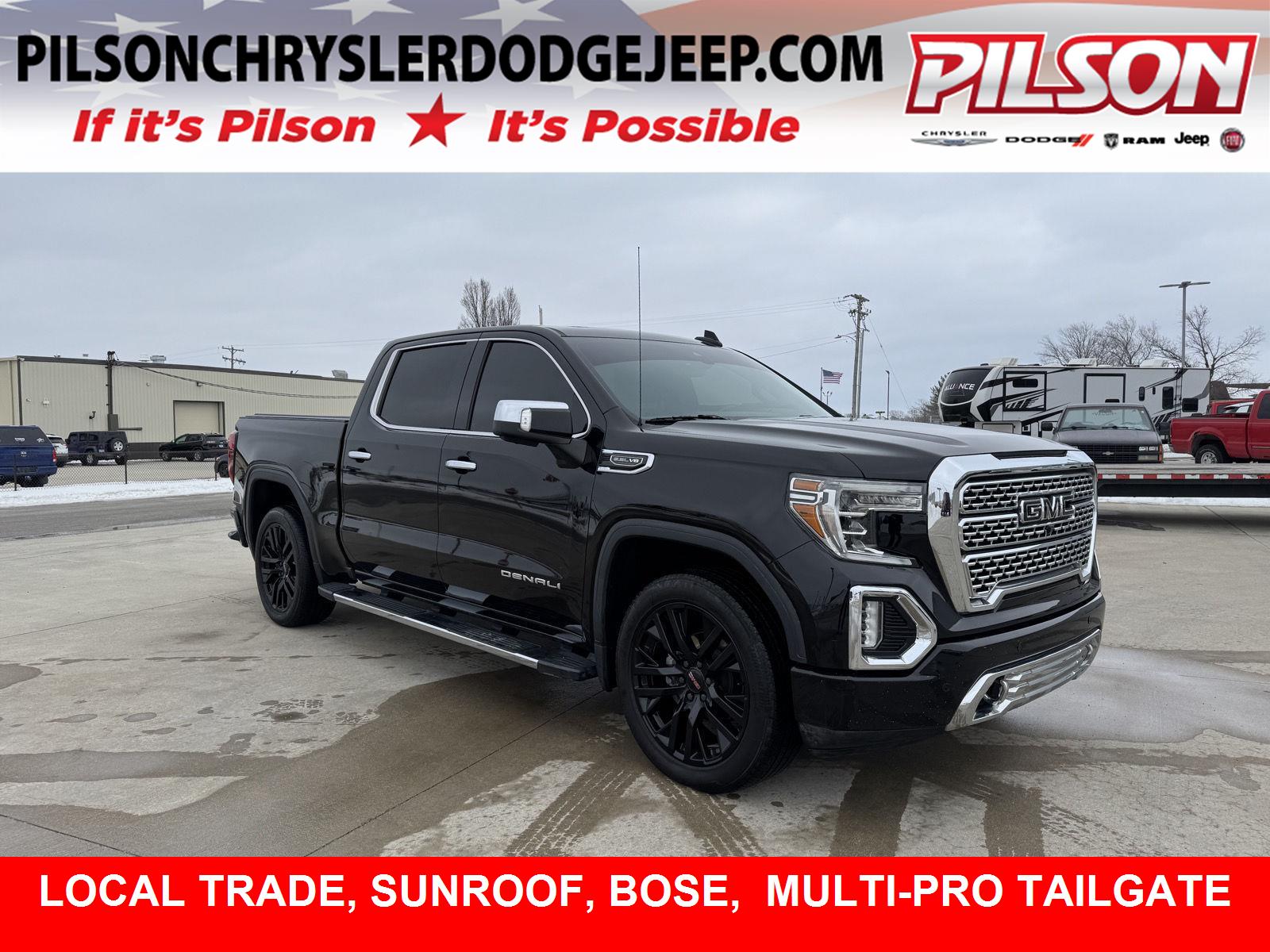 Onyx Black 2019 GMC Sierra 1500 Pickup Truck Four-Wheel Drive 8-Speed Automatic