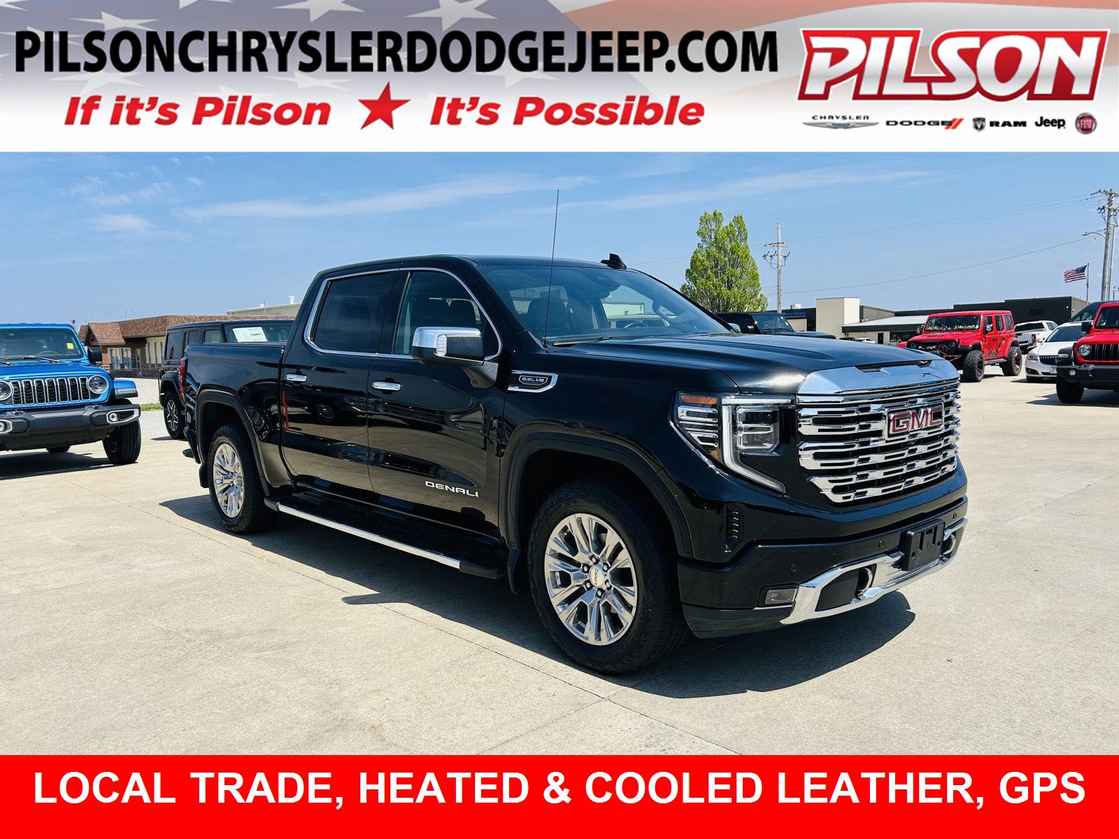 Onyx Black 2023 GMC Sierra 1500 Pickup Truck Four-Wheel Drive Automatic