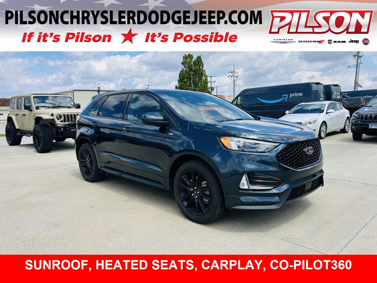 Stone Blue 2024 Ford Edge SUV / Crossover All-Wheel Drive 8-Speed Automatic
