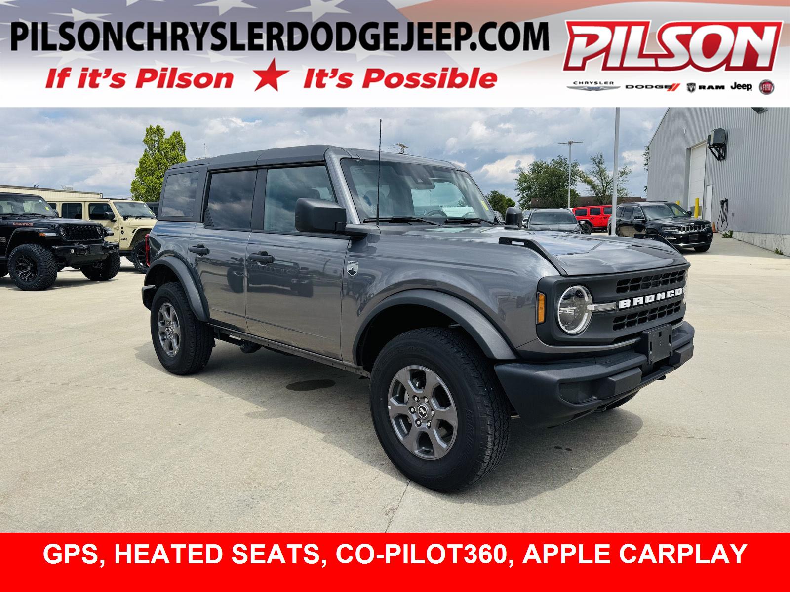 Carbonized Gray 2025 Ford Bronco SUV / Crossover Four-Wheel Drive 7-Speed Manual