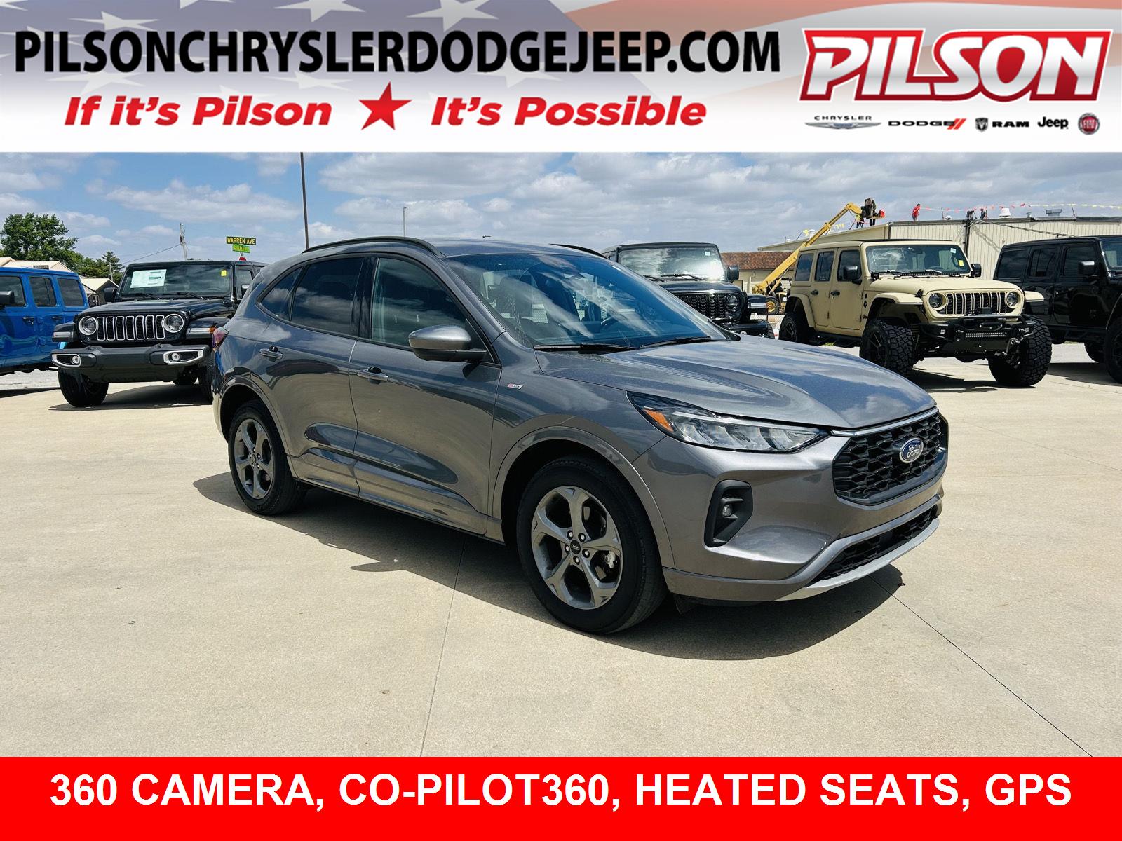 Carbonized Gray 2023 Ford Escape SUV / Crossover All-Wheel Drive 8-Speed Automatic