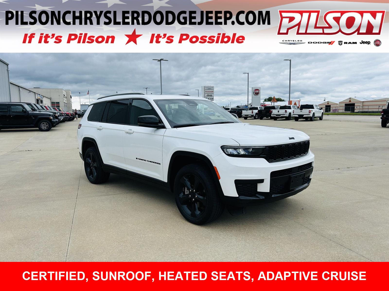 Bright White Clearcoat 2024 Jeep Grand Cherokee L SUV / Crossover Four-Wheel Drive 8-Speed Automatic