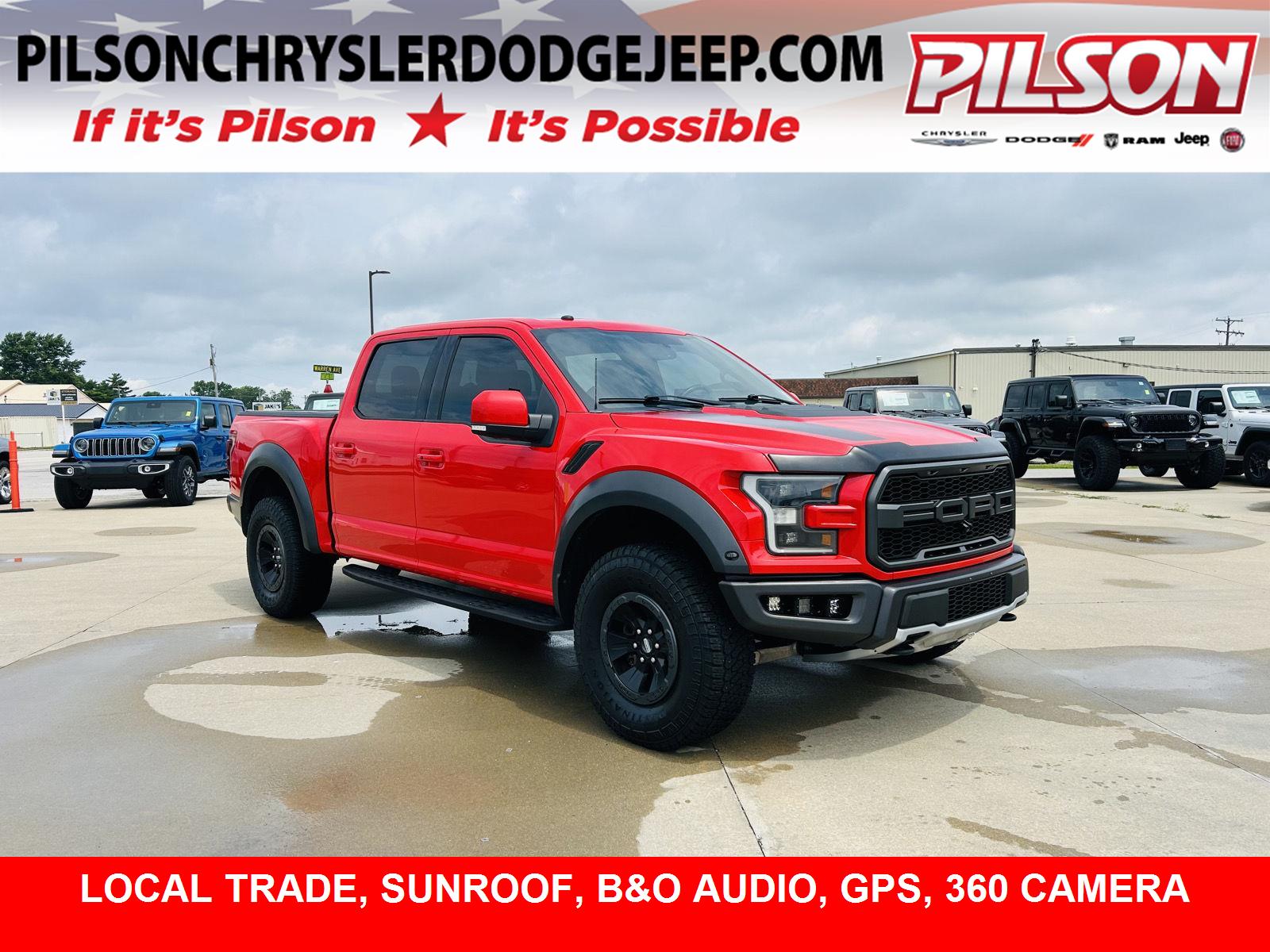 Race Red 2018 Ford F-150 Pickup Truck Four-Wheel Drive Automatic