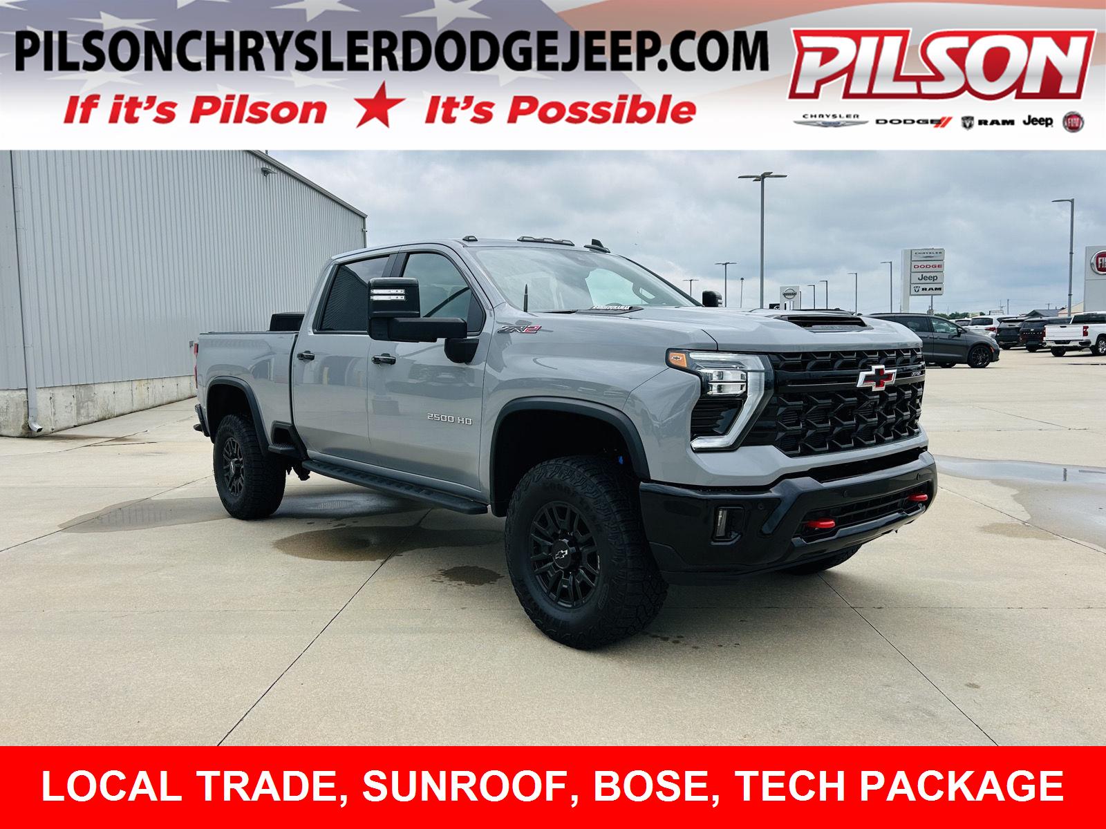 Slate Gray Metallic 2025 Chevrolet Silverado 2500HD Pickup Truck Four-Wheel Drive Automatic