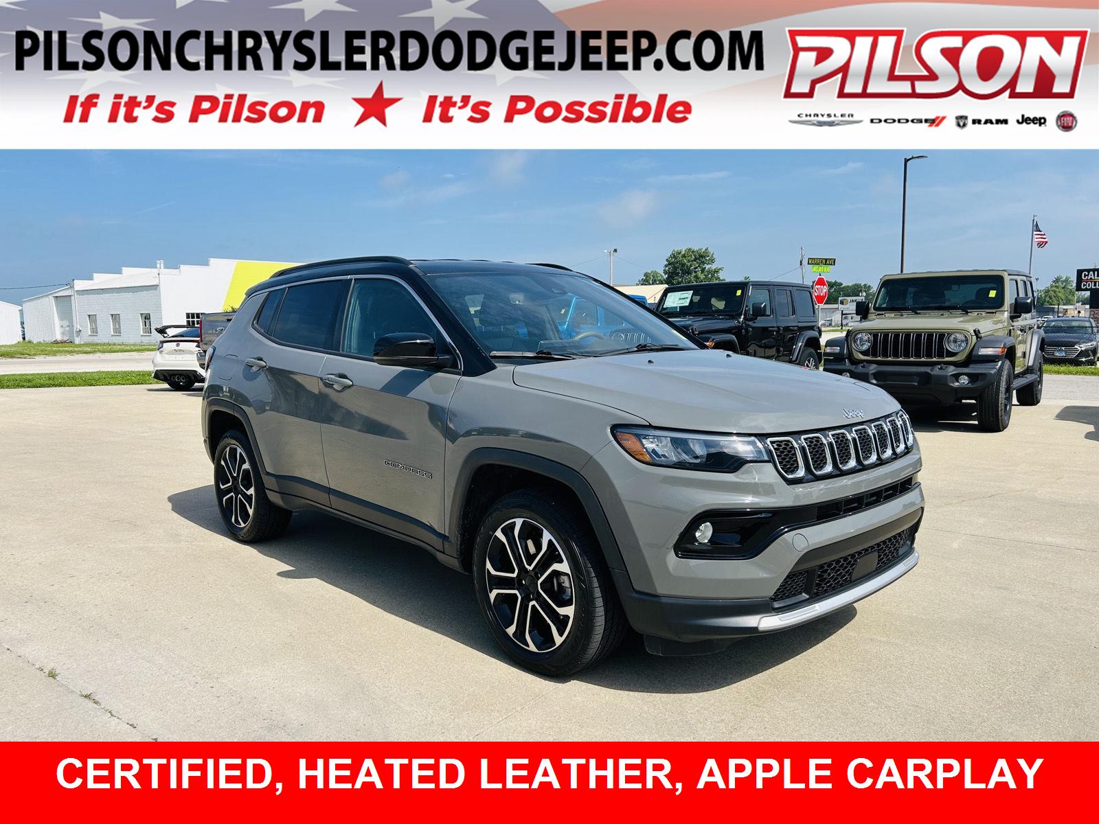 Sting-Gray Clearcoat 2023 Jeep Compass SUV / Crossover Four-Wheel Drive 8-Speed Automatic