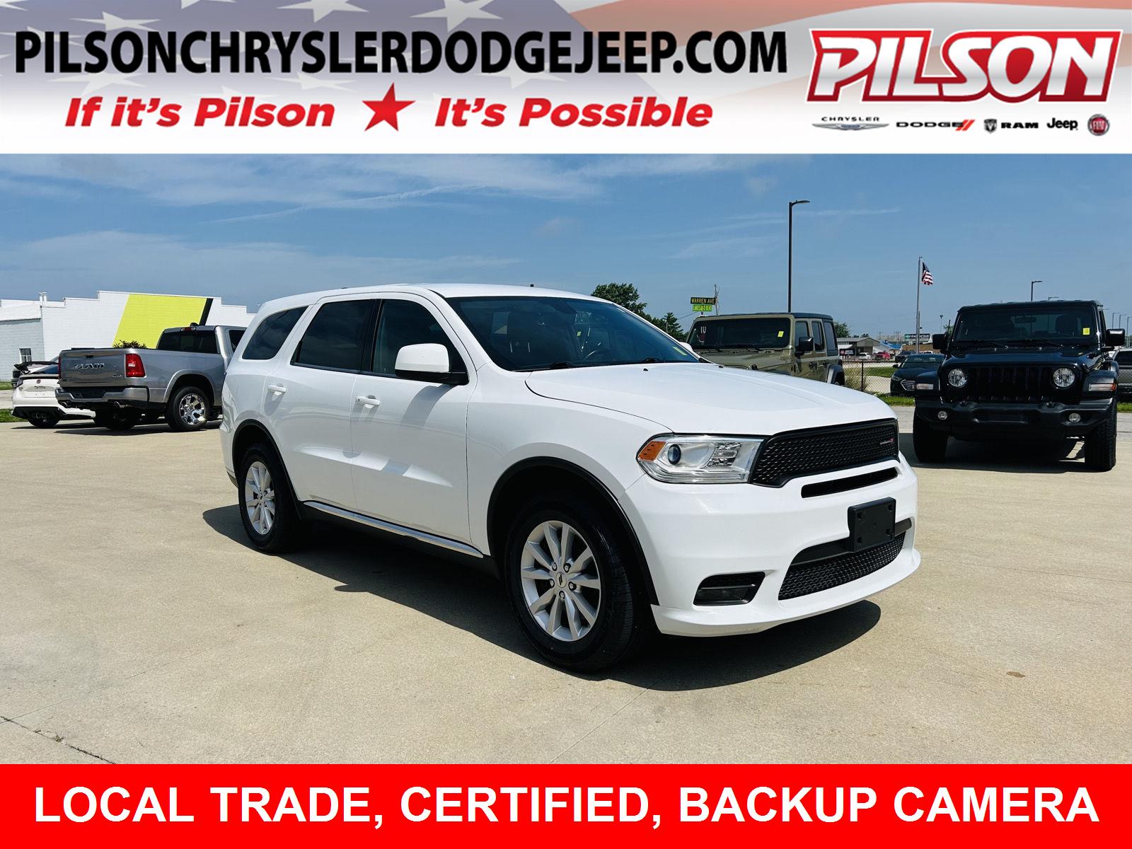 White Knuckle Clearcoat 2019 Dodge Durango SUV / Crossover All-Wheel Drive 8-Speed Automatic