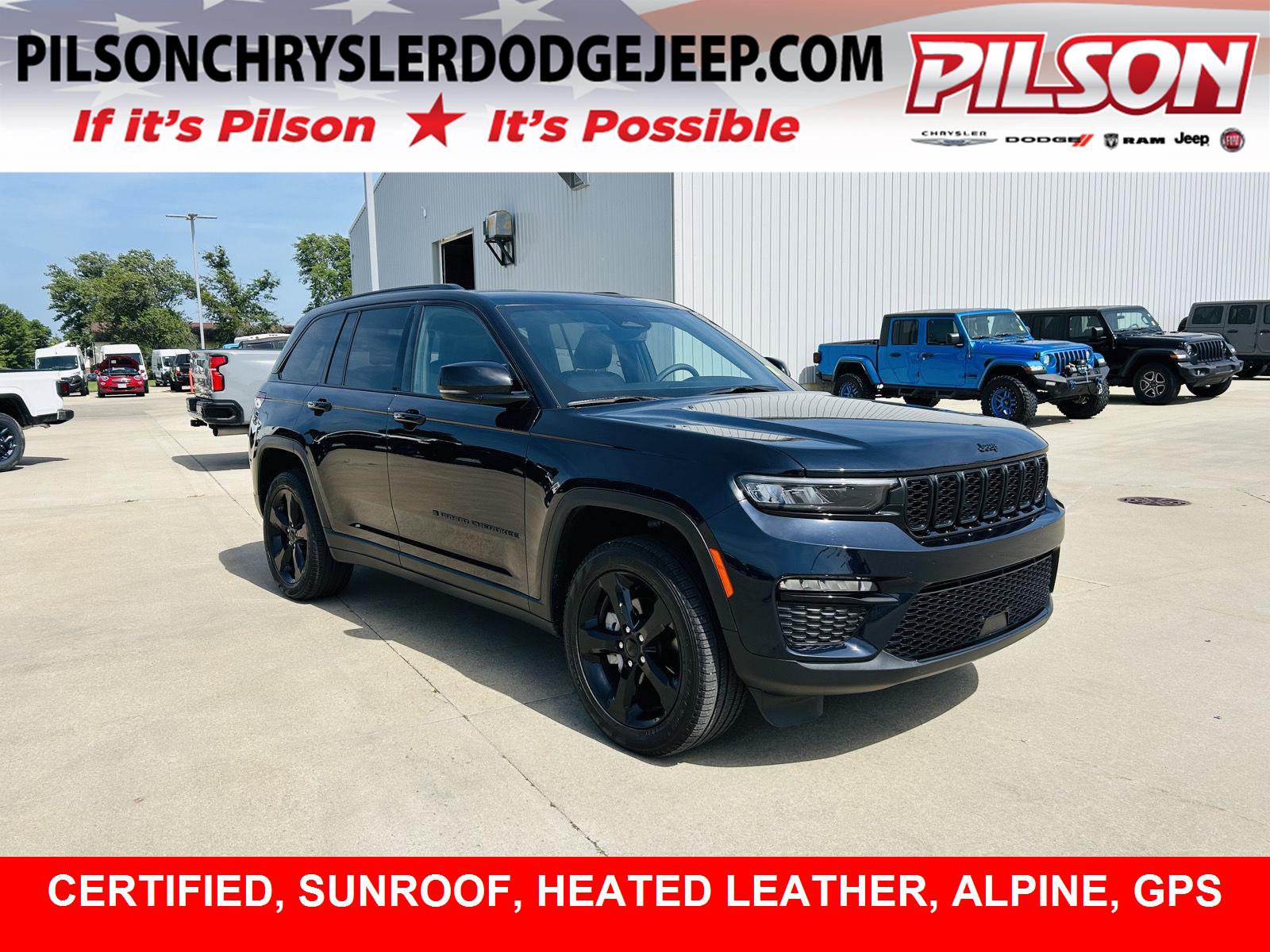 Midnight Sky 2024 Jeep Grand Cherokee SUV / Crossover Four-Wheel Drive 8-Speed Automatic