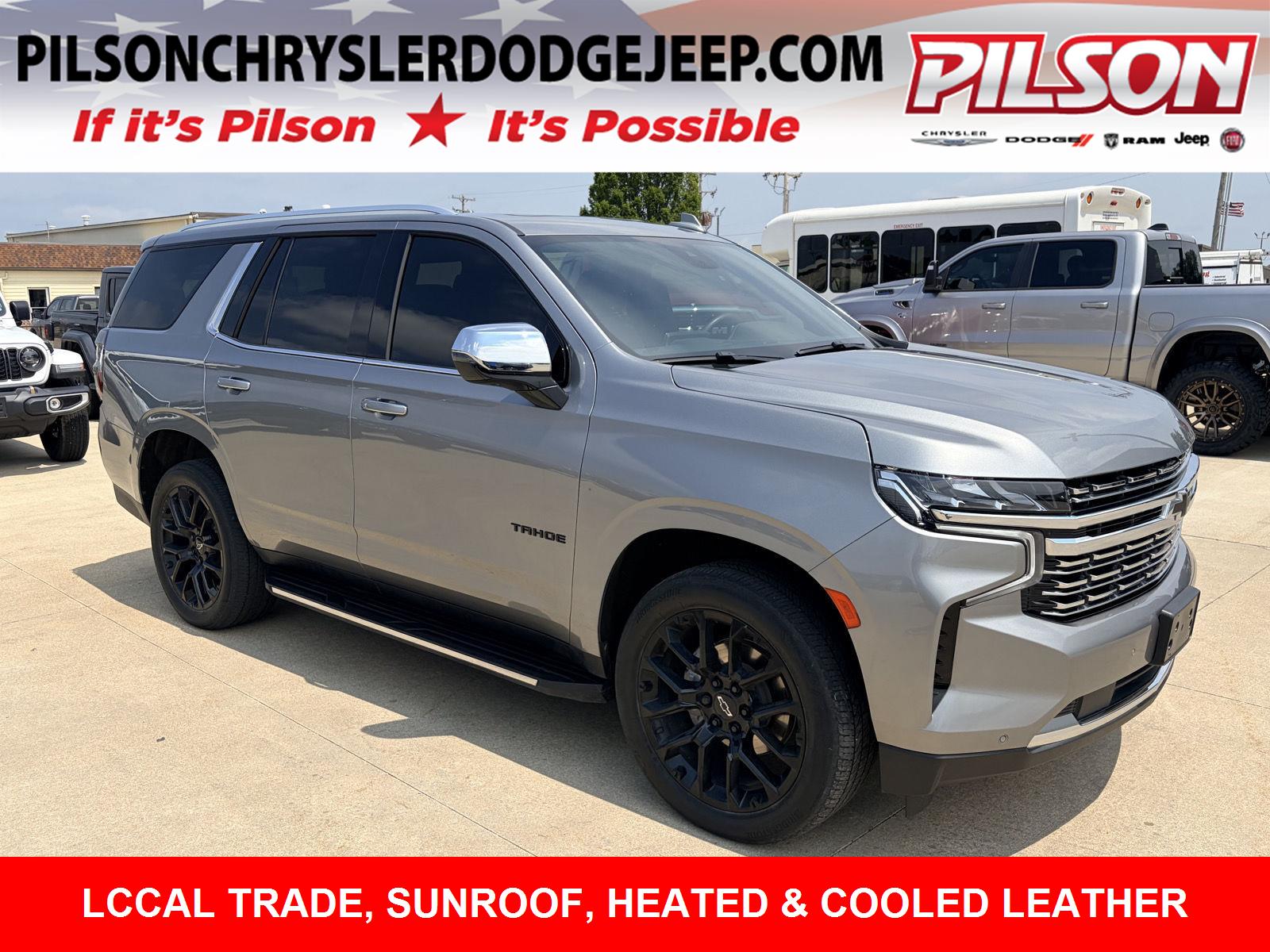 Sterling Gray Metallic 2023 Chevrolet Tahoe SUV / Crossover Four-Wheel Drive Automatic