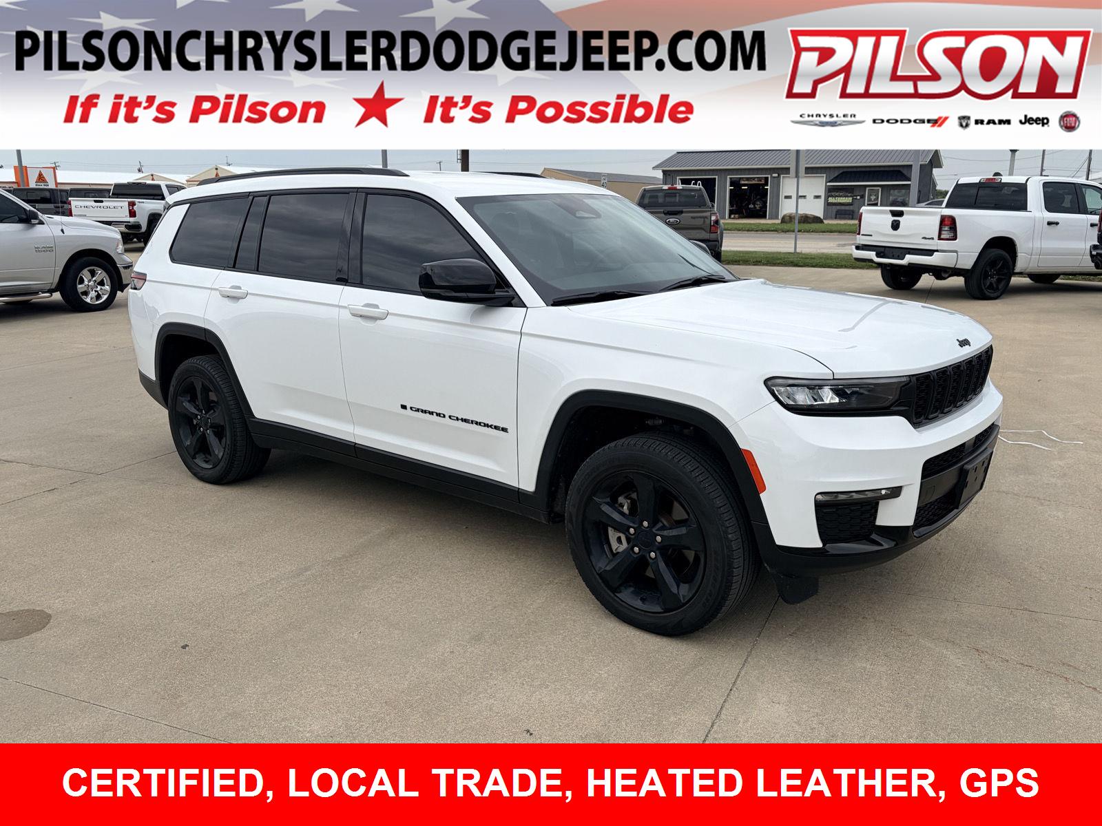 Bright White Clearcoat 2024 Jeep Grand Cherokee L SUV / Crossover Four-Wheel Drive 8-Speed Automatic