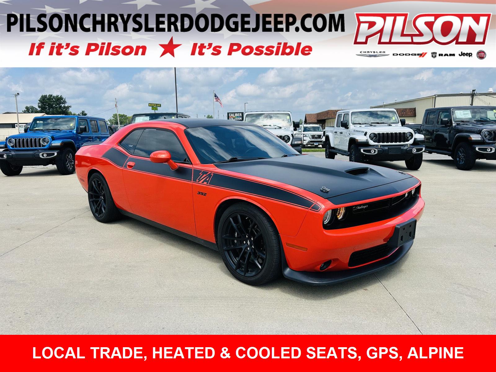 Go Mango 2018 Dodge Challenger Coupe Rear-Wheel Drive 8-Speed Automatic