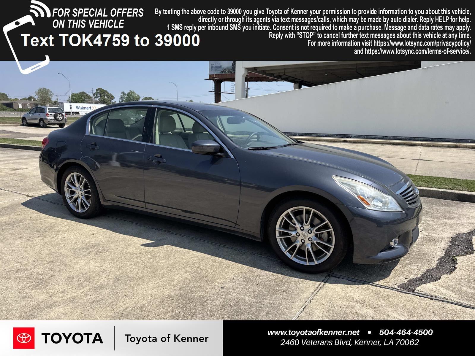 2012 INFINITI G37 Journey Sedan RWD