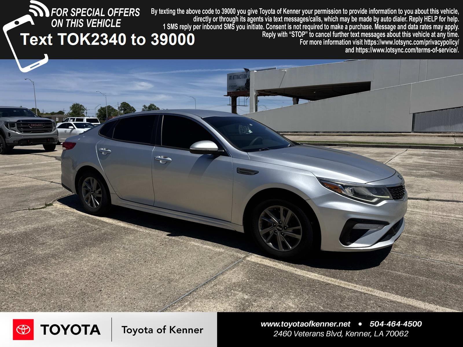 Sparkling Silver 2019 Kia Optima LX FWD Sedan Front-Wheel Drive 6-Speed Automatic