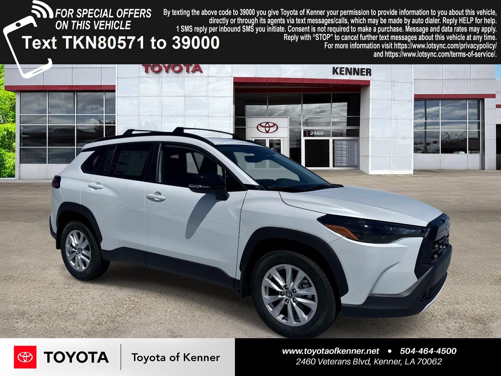 White (Wind Chill Pearl) 2026 Toyota Corolla Cross LE FWD SUV / Crossover Front-Wheel Drive Continuously Variable Transmission