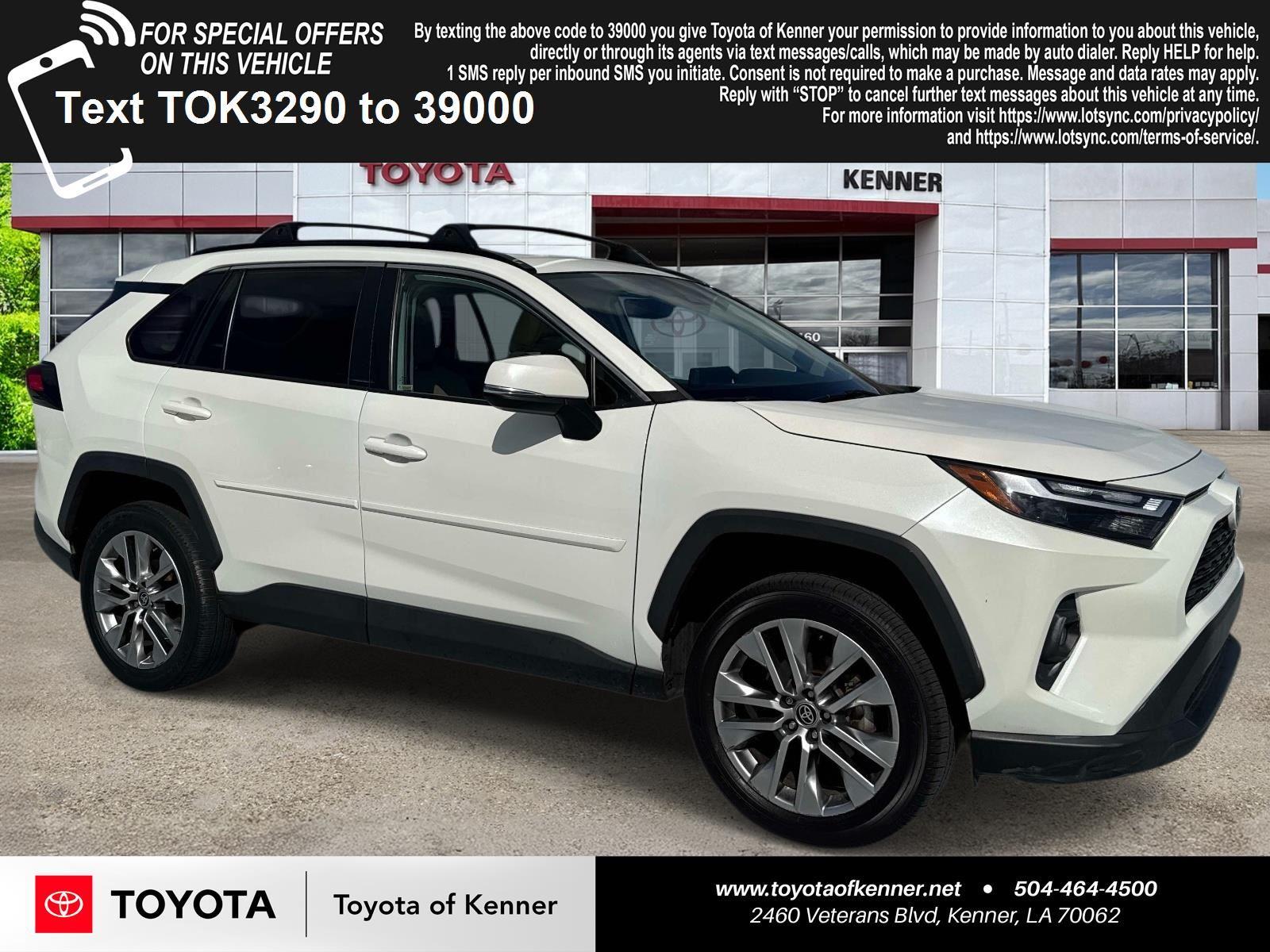 White (Blizzard Pearl) 2022 Toyota RAV4 XLE Premium FWD SUV / Crossover Front-Wheel Drive 8-Speed Automatic