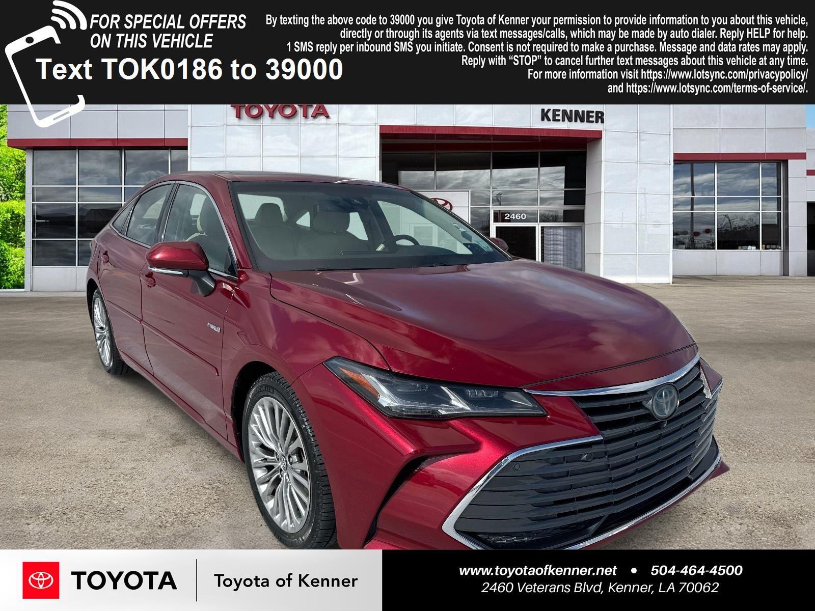 Red (Ruby Flare Pearl) 2019 Toyota Avalon Hybrid Limited FWD Sedan Front-Wheel Drive Continuously Variable Transmission