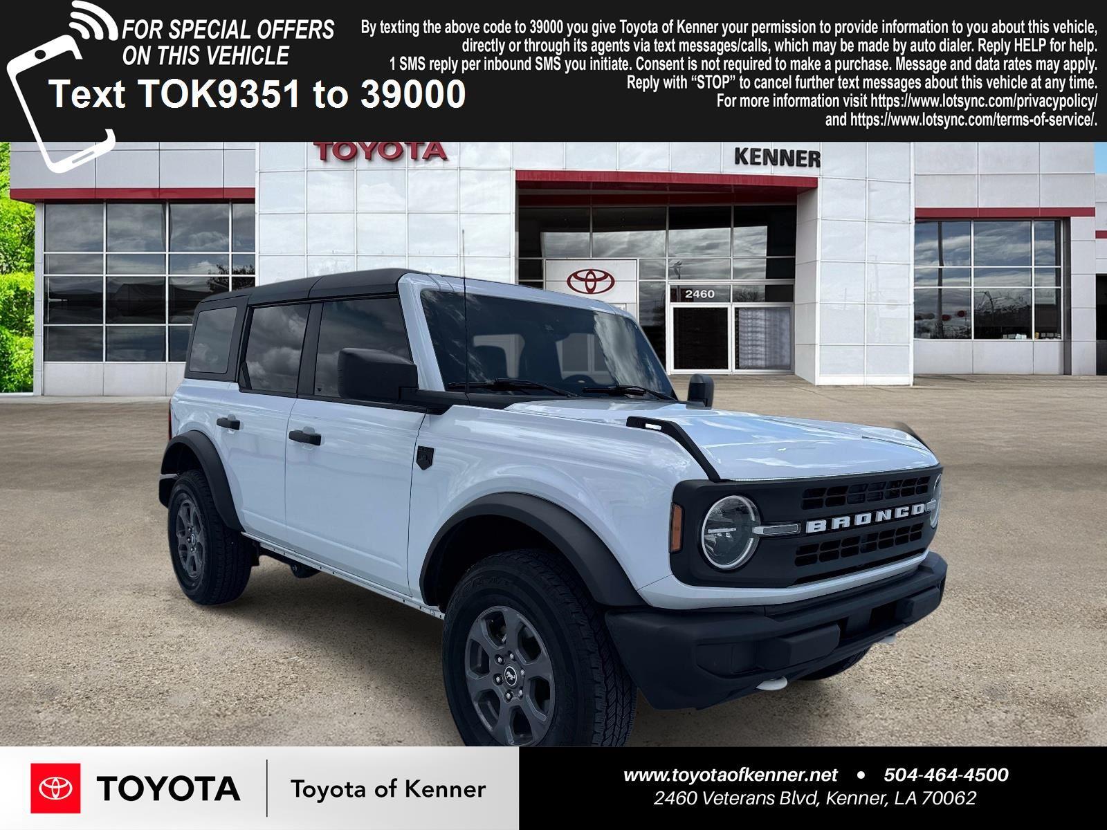 Oxford White 2025 Ford Bronco Big Bend 4-Door 4WD SUV / Crossover Four-Wheel Drive 7-Speed Manual