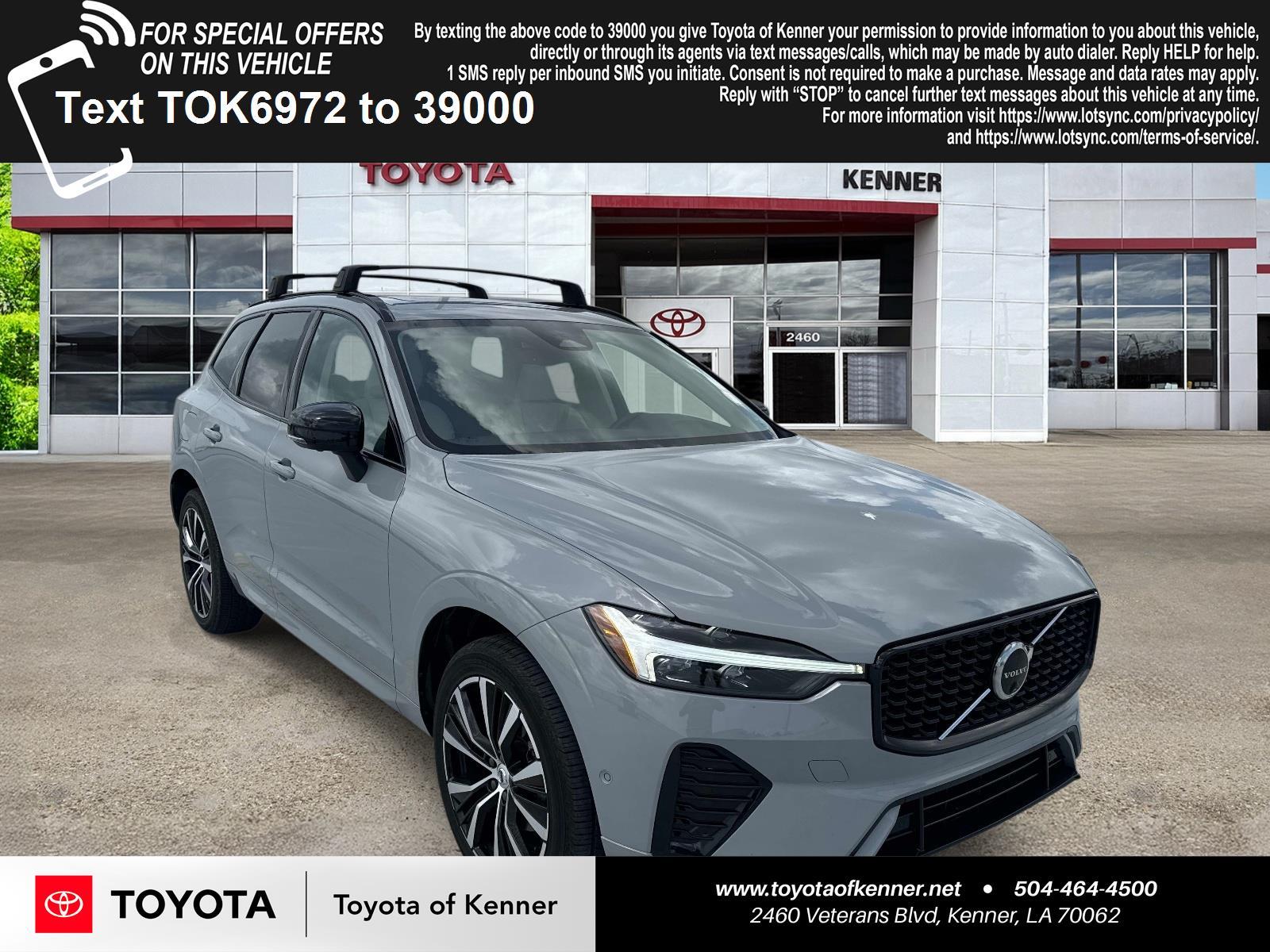 Gray (Vapour Grey Metallic) 2024 Volvo XC60 B5 Plus Dark Theme AWD SUV / Crossover All-Wheel Drive Automatic