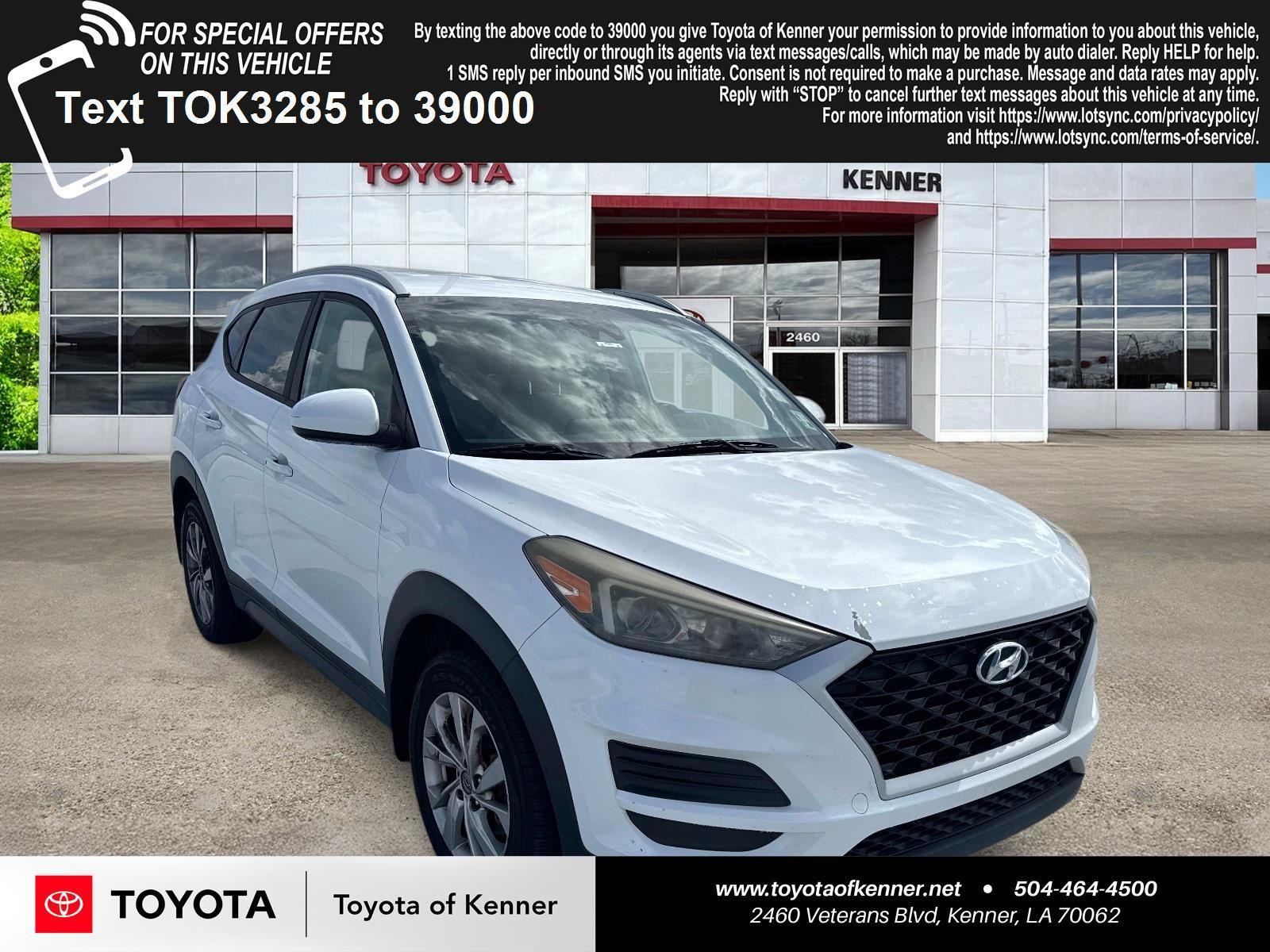 White Pearl 2019 Hyundai Tucson Value FWD SUV / Crossover Front-Wheel Drive Automatic