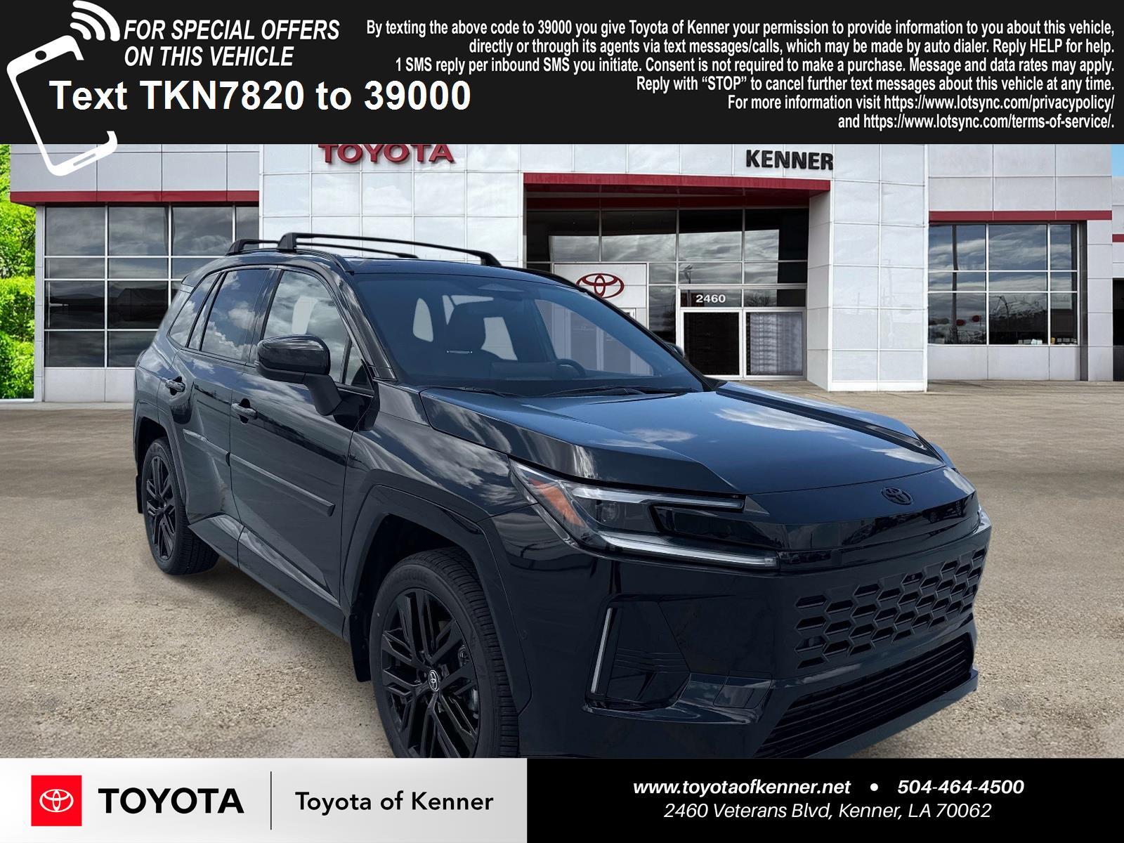 Midnight Black Metallic 2026 Toyota RAV4 Plug-in Hybrid SUV / Crossover Continuously Variable Transmission