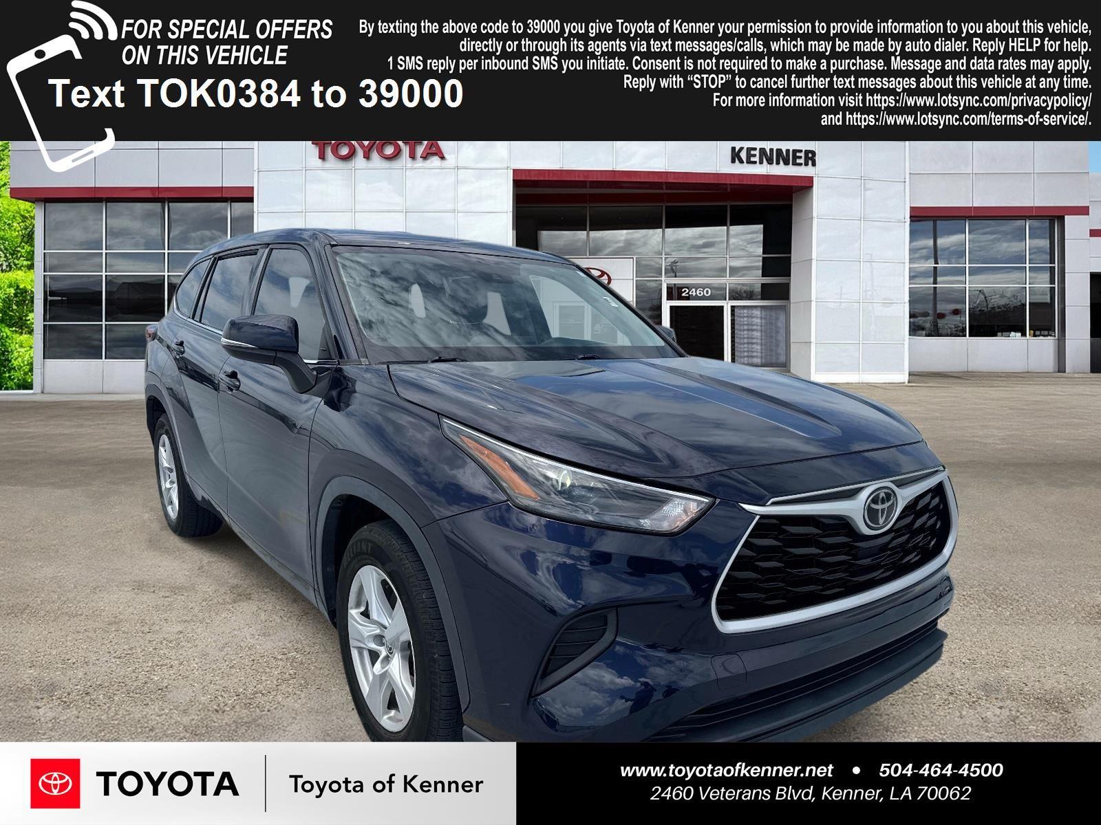 2022 Toyota Highlander L FWD