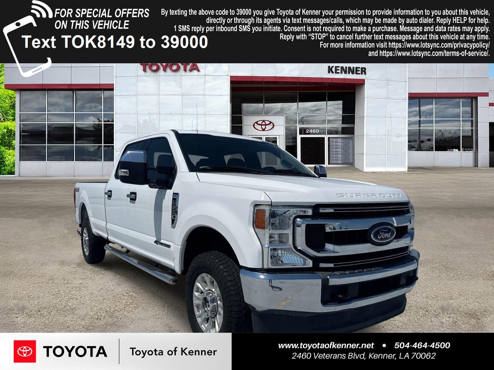 Oxford White 2021 Ford F-250 Super Duty Pickup Truck Four-Wheel Drive Automatic