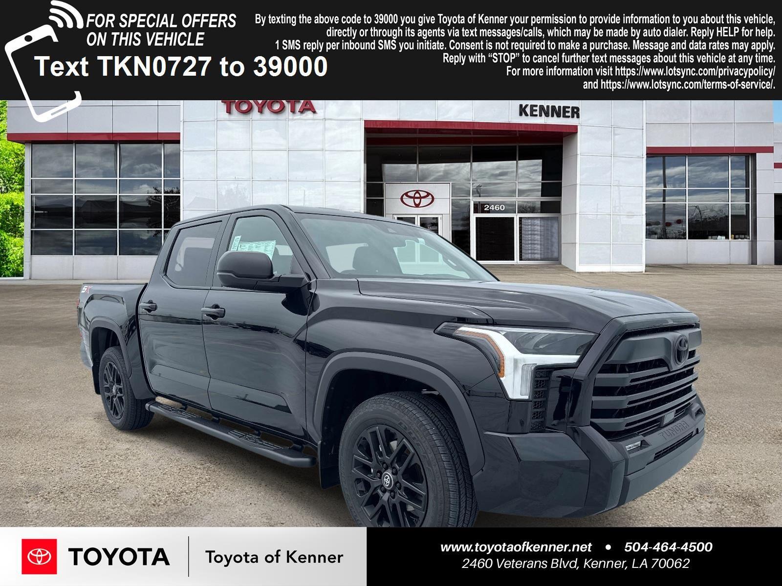 Midnight Black Metallic 2026 Toyota Tundra Pickup Truck 4X2 Automatic