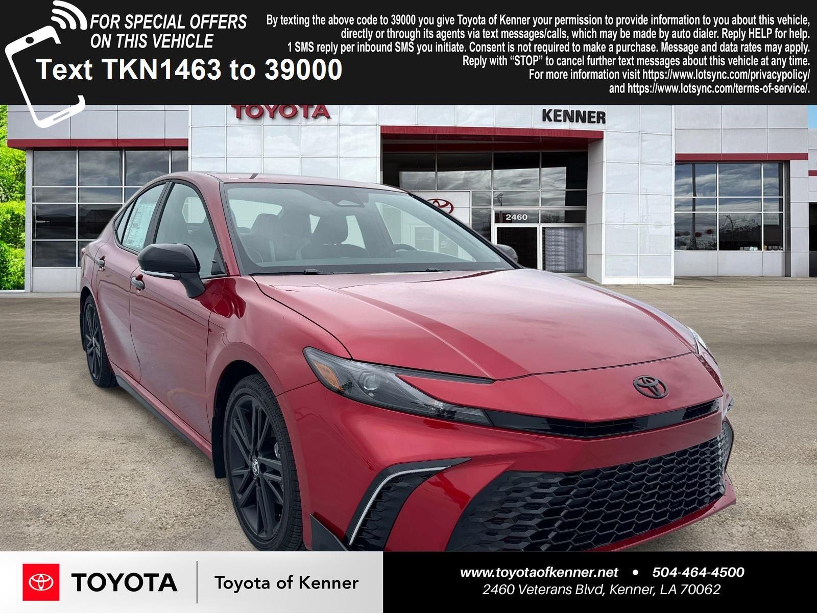 Supersonic Red 2026 Toyota Camry Sedan Front-Wheel Drive Continuously Variable Transmission